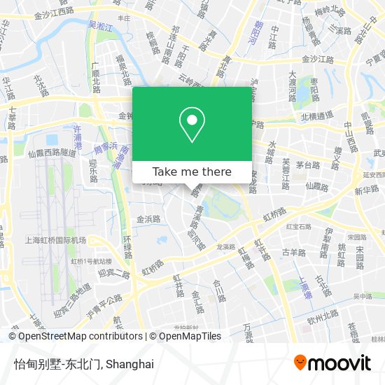 怡甸别墅-东北门 map