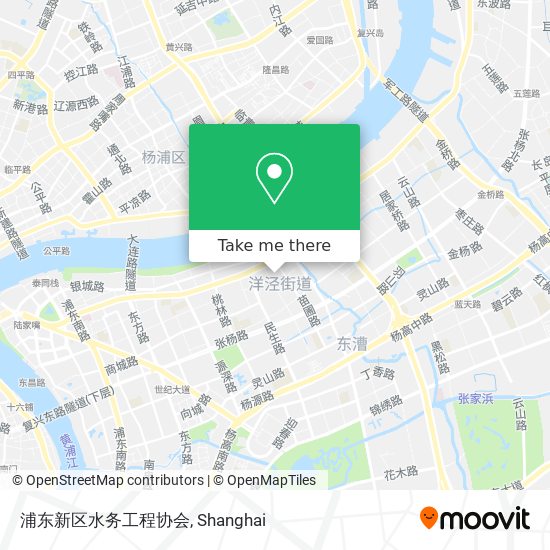 浦东新区水务工程协会 map
