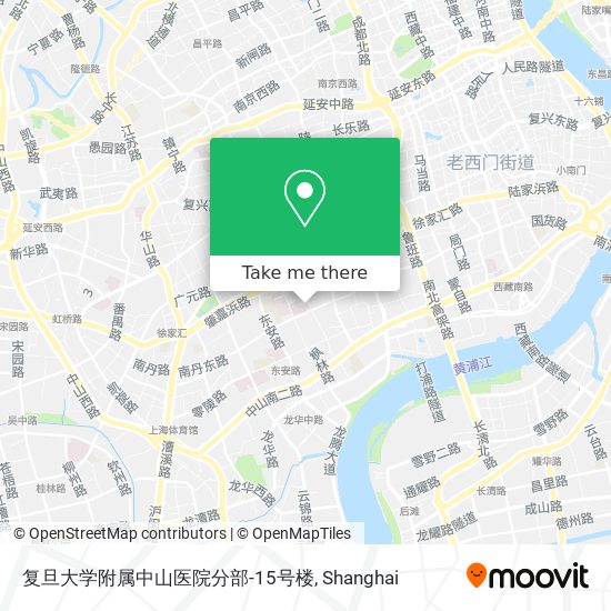 复旦大学附属中山医院分部-15号楼 map