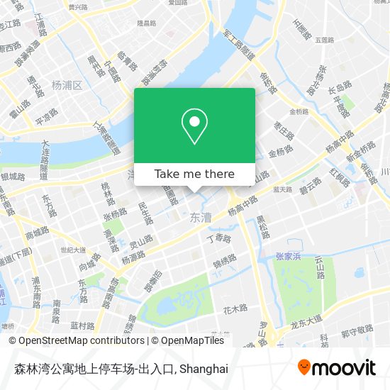 森林湾公寓地上停车场-出入口 map