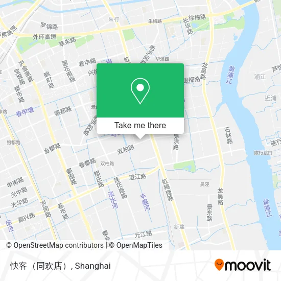 快客（同欢店） map