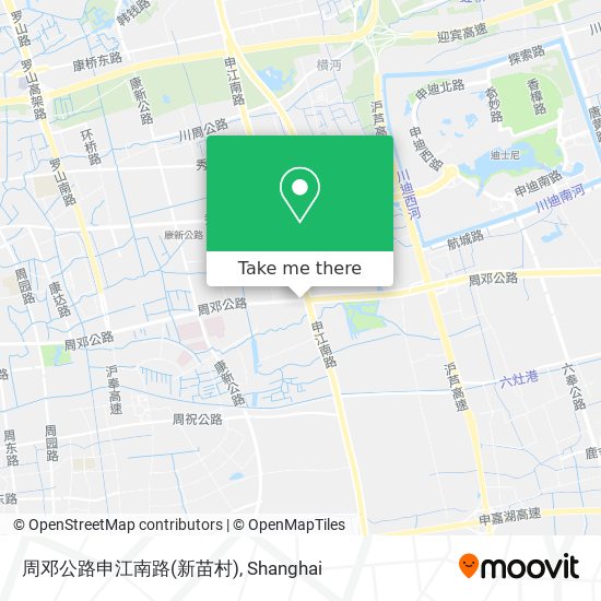 周邓公路申江南路(新苗村) map
