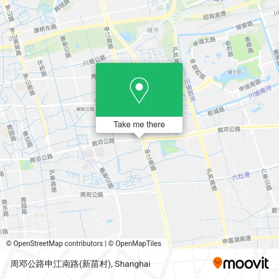 周邓公路申江南路(新苗村) map