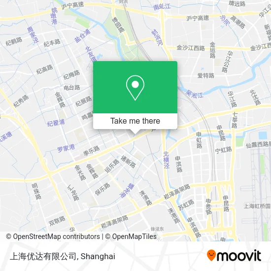 上海优达有限公司 map