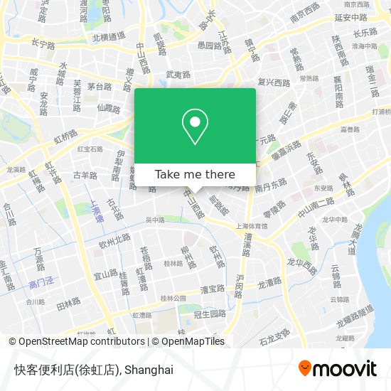 快客便利店(徐虹店) map