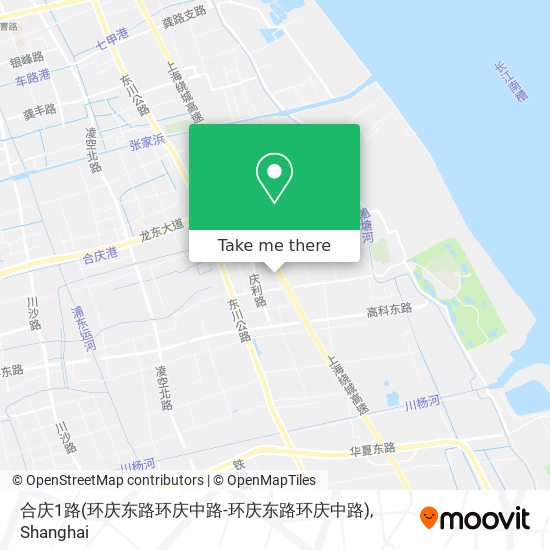 合庆1路(环庆东路环庆中路-环庆东路环庆中路) map