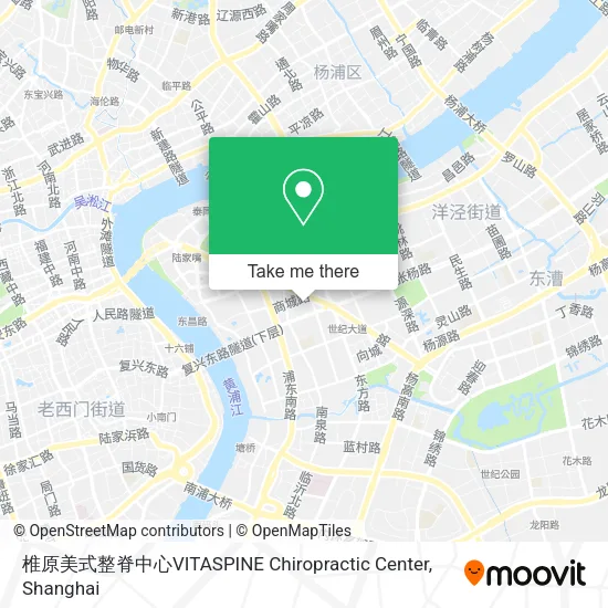 椎原美式整脊中心VITASPINE Chiropractic Center map