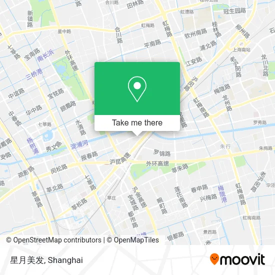 星月美发 map