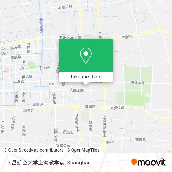 南昌航空大学上海教学点 map