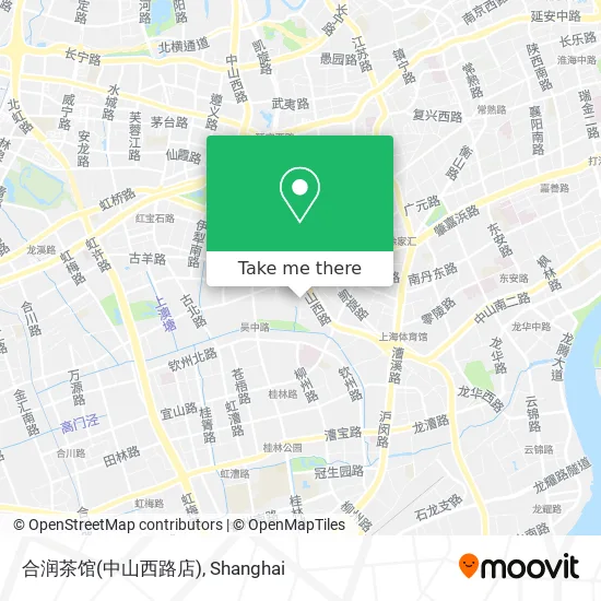 合润茶馆(中山西路店) map
