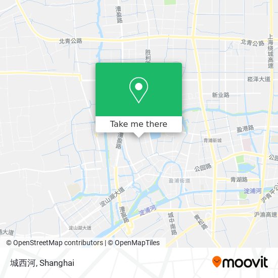城西河 map