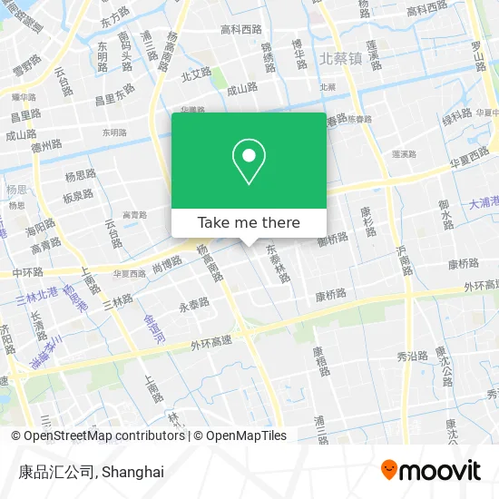 康品汇公司 map
