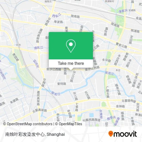 南烛叶彩发染发中心 map