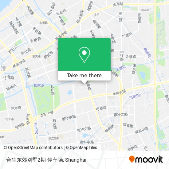 合生东郊别墅2期-停车场 map