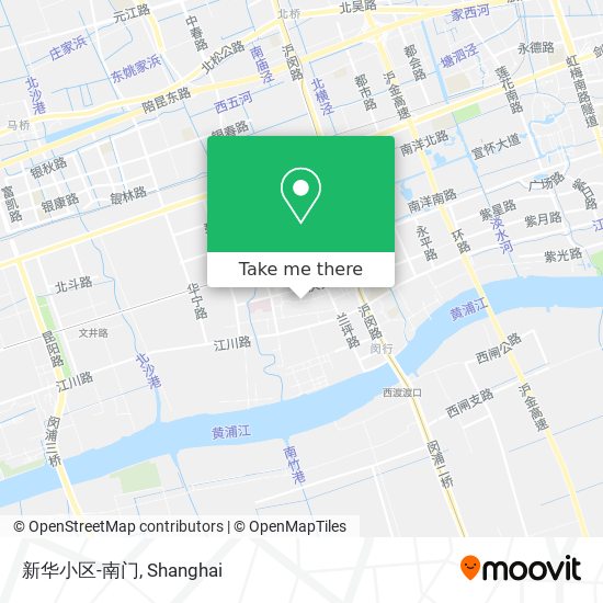 新华小区-南门 map