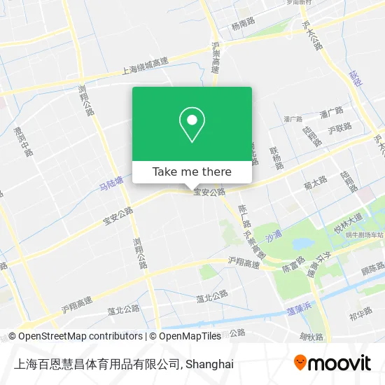 上海百恩慧昌体育用品有限公司 map