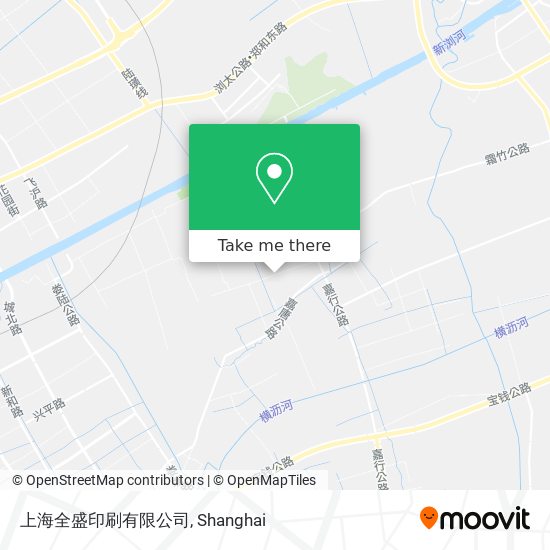 上海全盛印刷有限公司 map