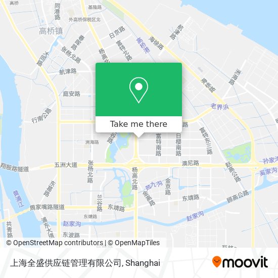 上海全盛供应链管理有限公司 map