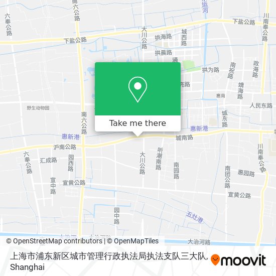 上海市浦东新区城市管理行政执法局执法支队三大队 map