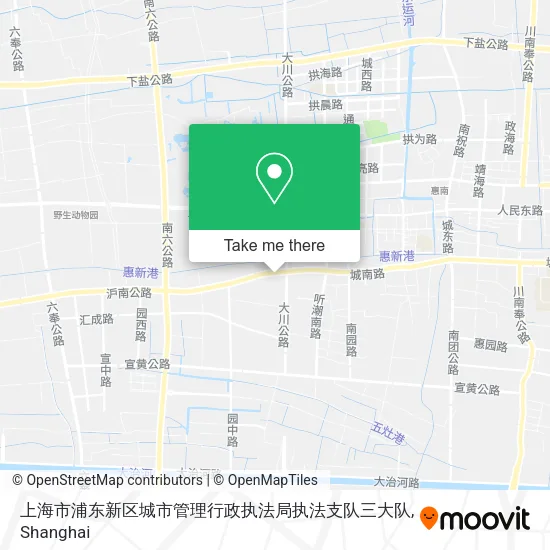 上海市浦东新区城市管理行政执法局执法支队三大队 map