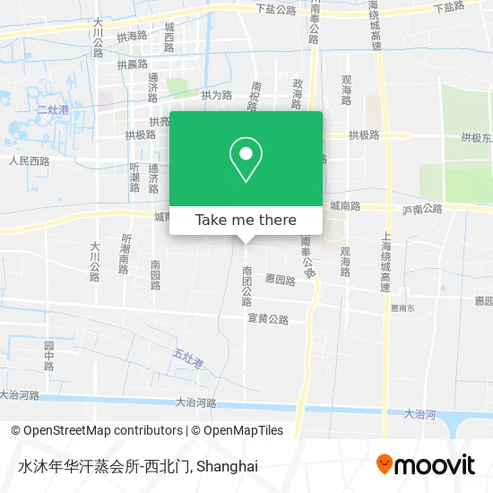 水沐年华汗蒸会所-西北门 map