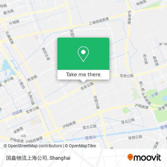国鑫物流上海公司 map