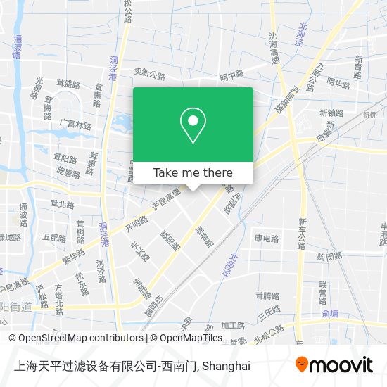上海天平过滤设备有限公司-西南门 map