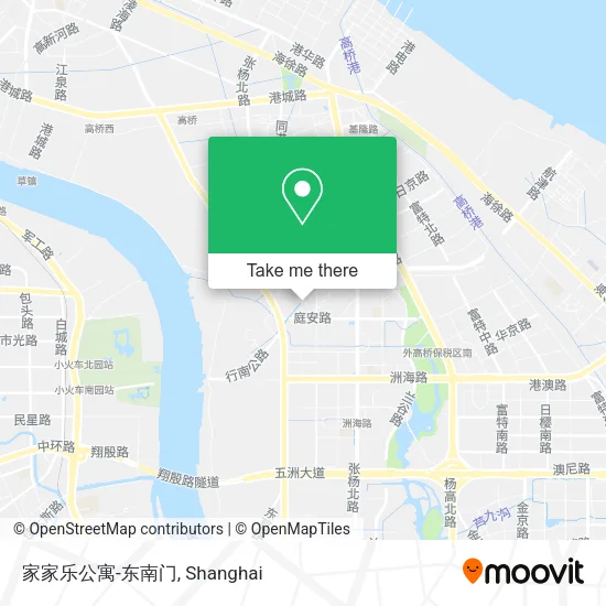 家家乐公寓-东南门 map