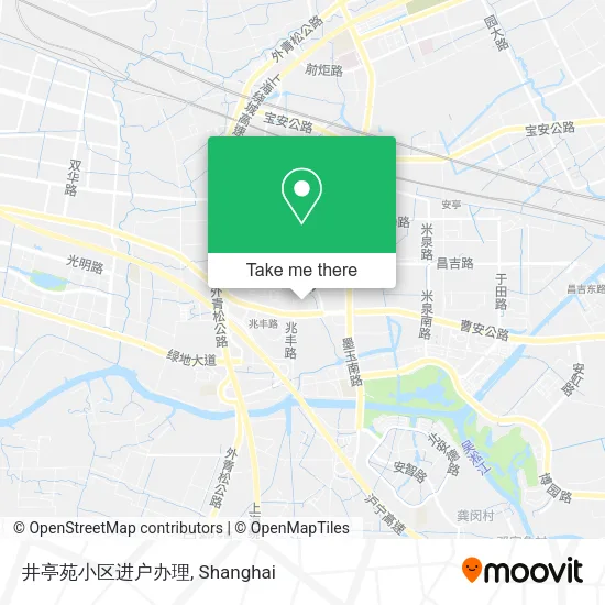井亭苑小区进户办理 map