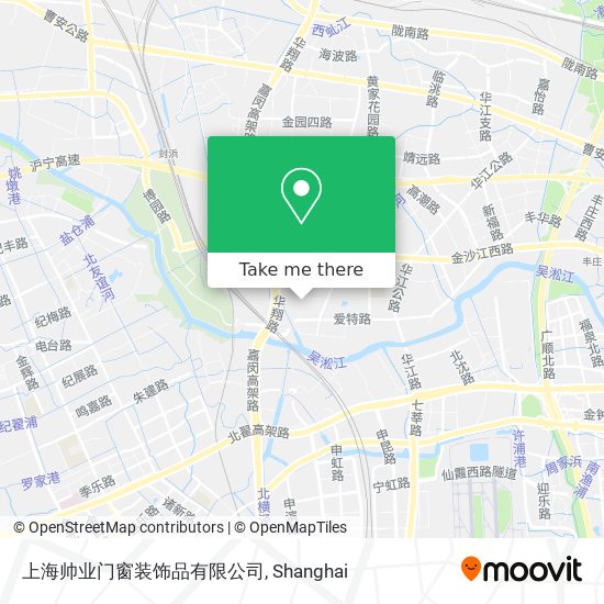 上海帅业门窗装饰品有限公司 map