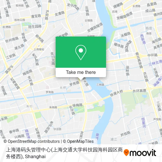 上海港码头管理中心(上海交通大学科技园海科园区商务楼西) map