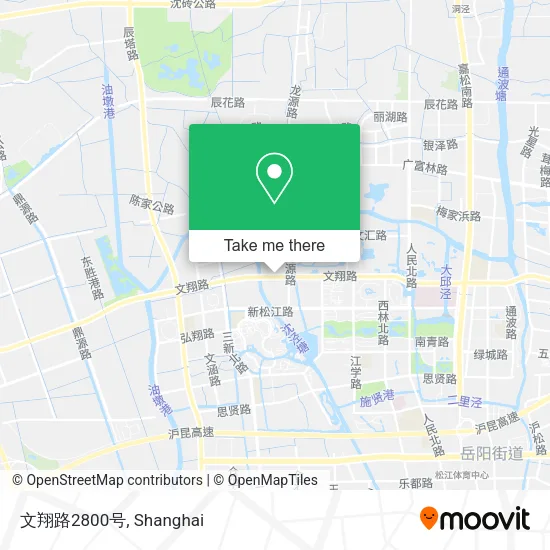 文翔路2800号 map
