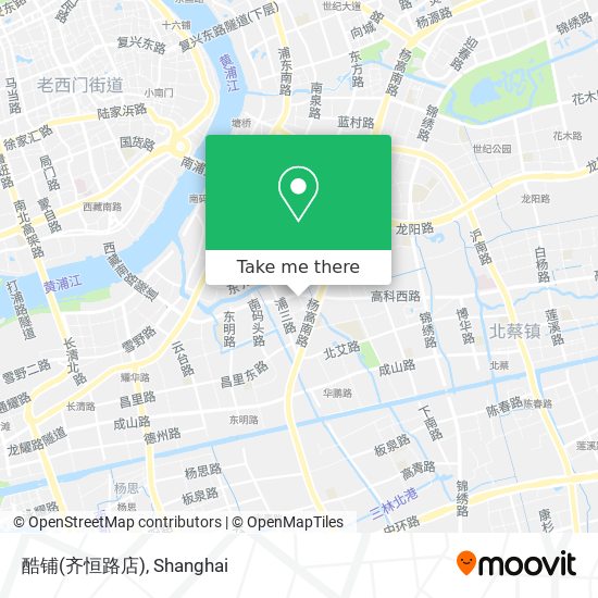 酷铺(齐恒路店) map