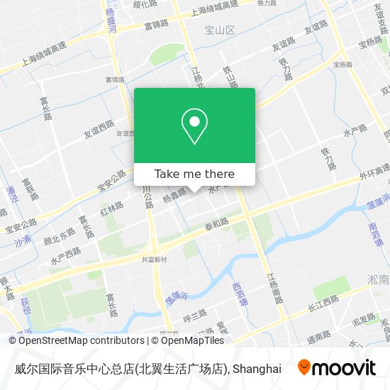 威尔国际音乐中心总店(北翼生活广场店) map