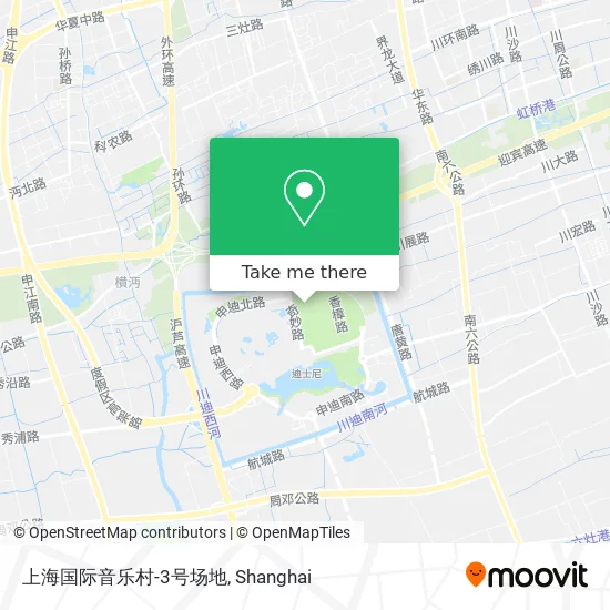 上海国际音乐村-3号场地 map