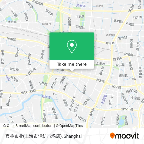 喜睿布业(上海市轻纺市场店) map