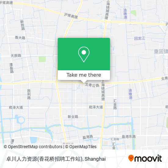 卓川人力资源(香花桥招聘工作站) map