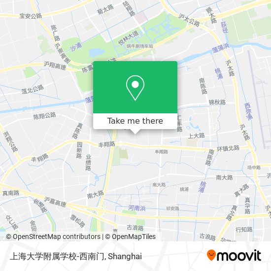 上海大学附属学校-西南门 map