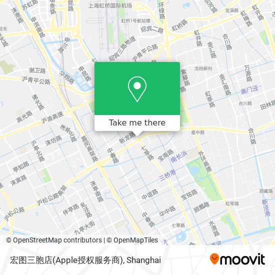 宏图三胞店(Apple授权服务商) map