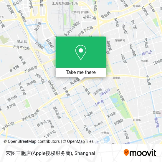 宏图三胞店(Apple授权服务商) map