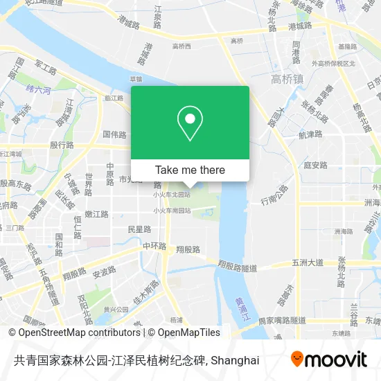 共青国家森林公园-江泽民植树纪念碑 map