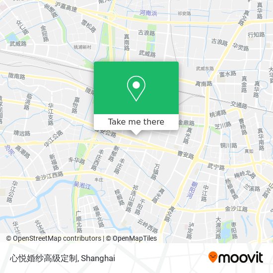 心悦婚纱高级定制 map