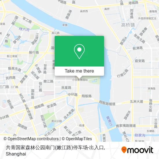 共青国家森林公园南门(嫩江路)停车场-出入口 map