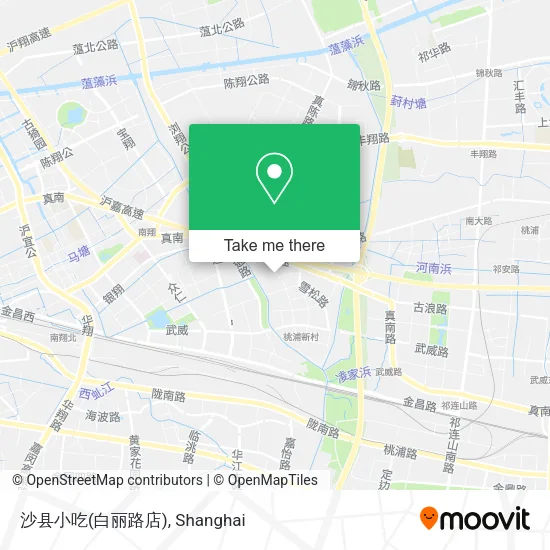 沙县小吃(白丽路店) map