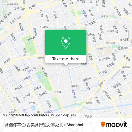 路侧停车位(古美路街道办事处北) map