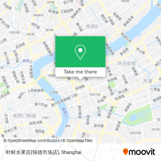 时鲜水果店(锦德市场店) map