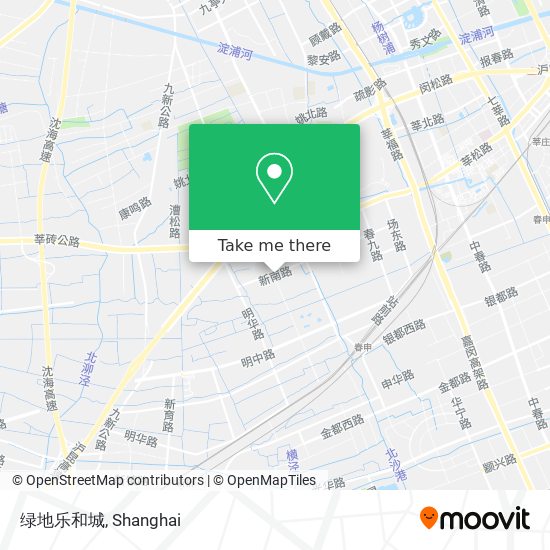 绿地乐和城 map