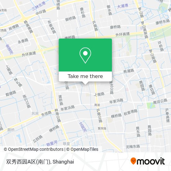 双秀西园A区(南门) map