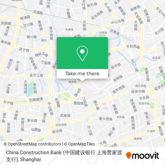 China Construction Bank (中国建设银行 上海曹家渡支行) map