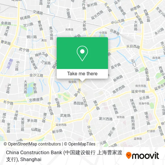 China Construction Bank (中国建设银行 上海曹家渡支行) map